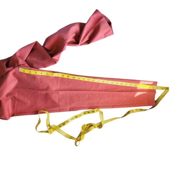 Metaphor Terracotta Straight Leg Cotton Blend Trousers Slacks, Size 6 - Picture 4 of 9